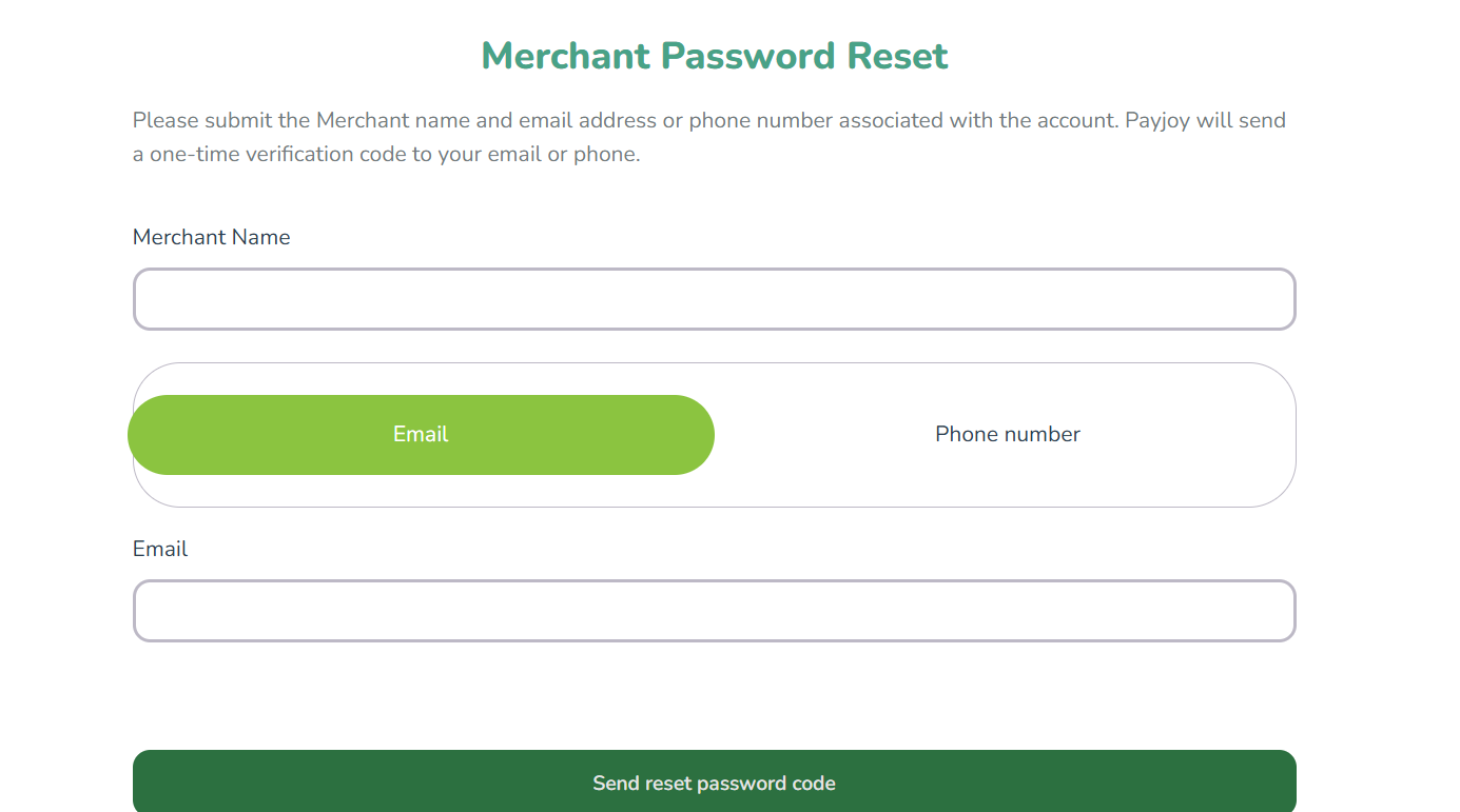 Payjoy Login Payjoy Login Guide for Merchants
