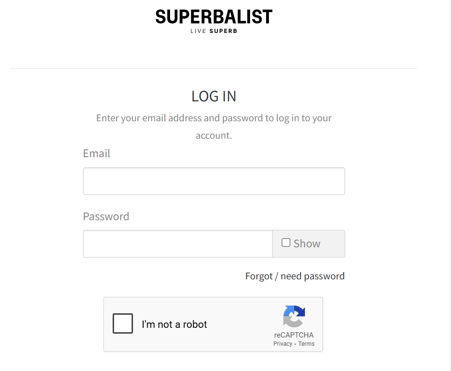 Superbalist Login Superbalist Login: Secure Access