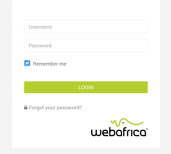 Webafrica Login Webafrica Login: Secure Account Access