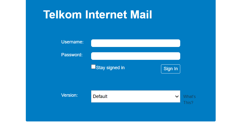 Telkom Webmail Login Do Messaging Email Access Guide