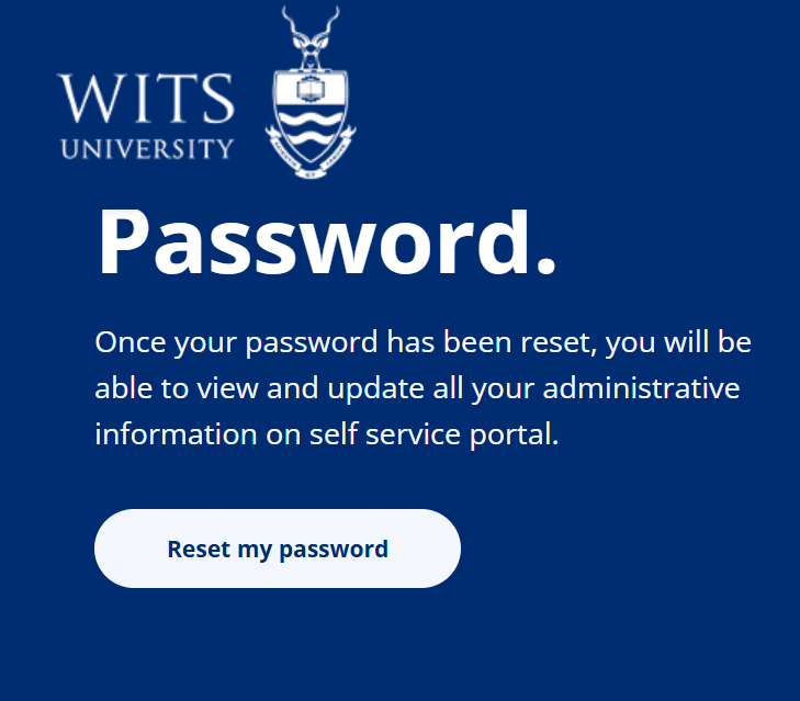 Wits Self Service Portal Login and Student Features Guide