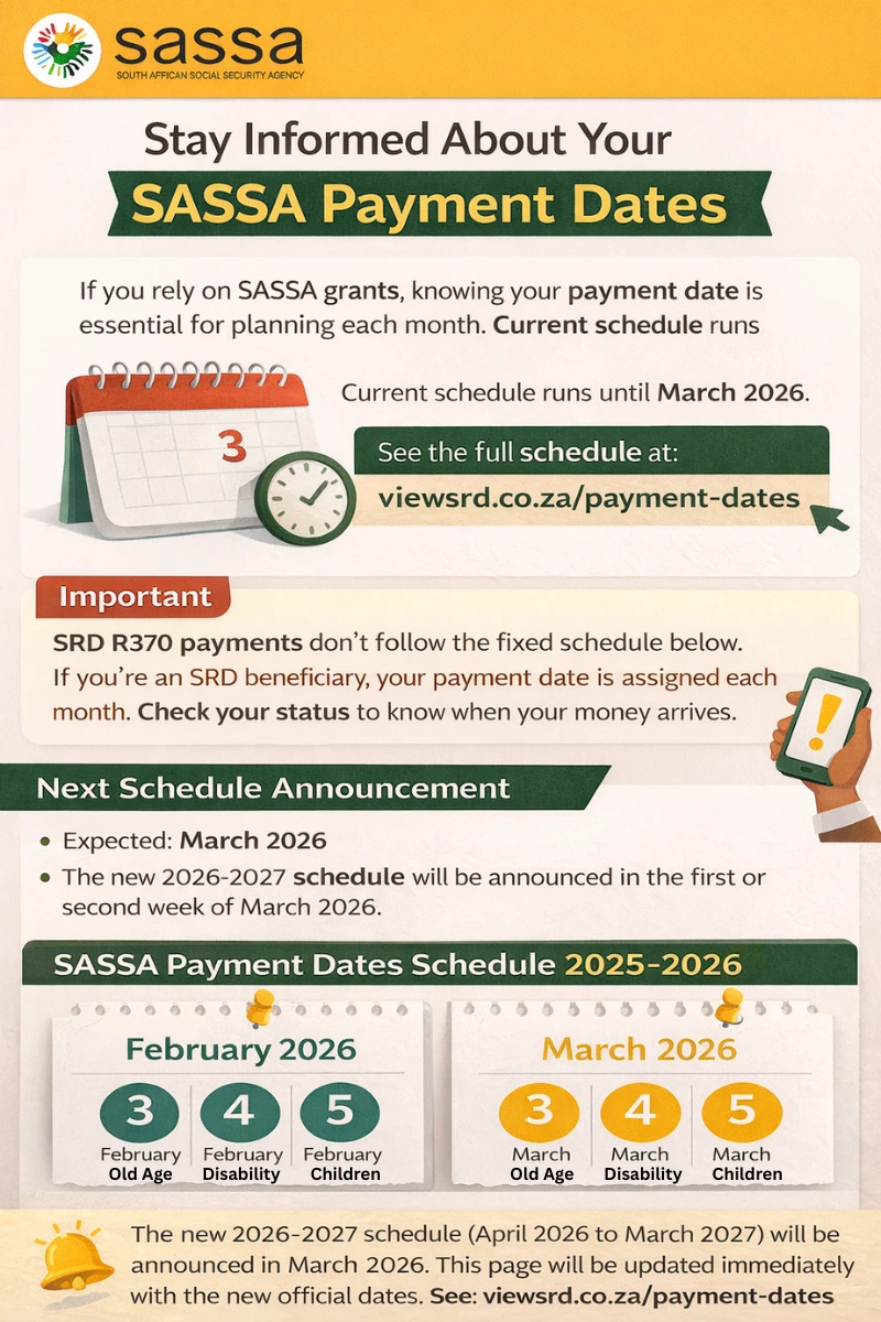 Sassa SRD Grant 2026: Reapplication Rules Explained